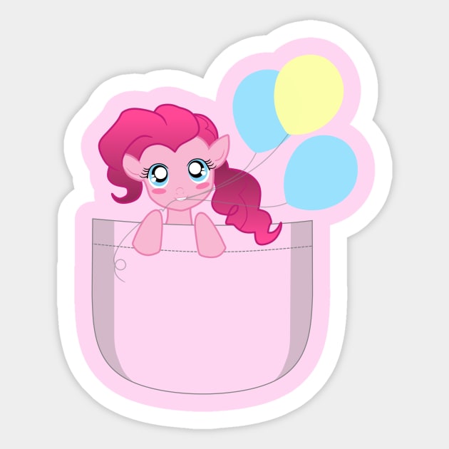 Pocket Pinkie Pie Sticker by ChelsieJ22